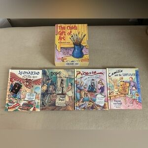 Children's Art Book Set - Vincent van Gogh, Pablo Picasso and Edgar Degas